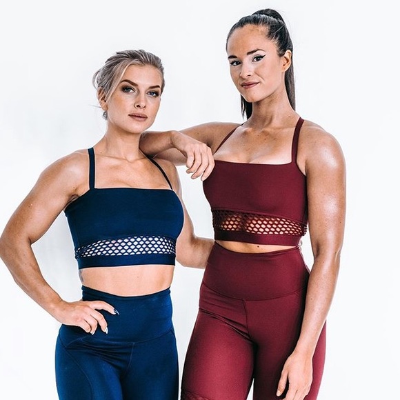 BETTER BODIES Sangria Red Waverly Mesh Bra - Picture 6 of 11